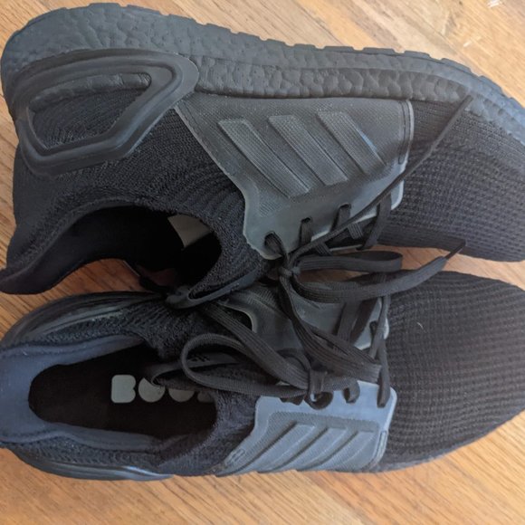 Adidas Ultraboost 19 triple black Mens size 9 - Picture 6 of 6